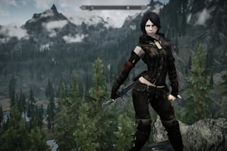 create custom skyrim armor, clothing, weapons, accessories and detailed 3d game