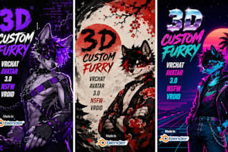 do furry vrchat avatar 3d vrchat avatar vrc furry nsfw avatar vrc character