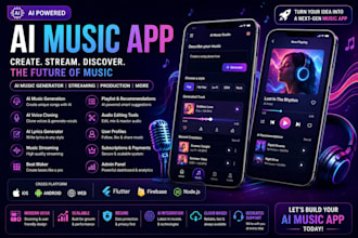develop saas ai music app like suno, ai song generator, music creator app