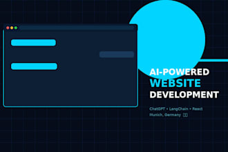 build an ai powered website or web app for your business