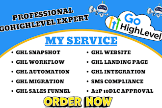 gohighlevel a2p 10dlc website go high level workflow ghl automation sales funnel