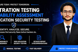 do pentest and vulnerability assessment ,web and app security