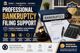 develop professional bankruptcy petition filing legal