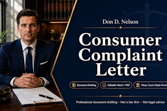 write a powerful consumer complaint letter to a business or agency