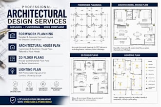 formwork planning architecture house plan 2d floor plan structural lighting plan