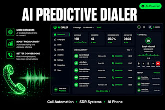 build ai phone system with predictive autodialer for b2b sdr outbound calls