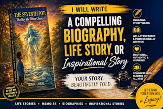 write a compelling biography, life story, or inspirational story