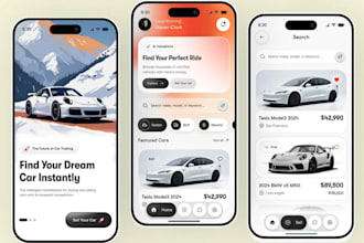code ai car marketplace app like autotrader to buy or sell brand new, used cars