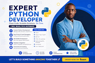 be your expert python developer for automation, bots, and ml