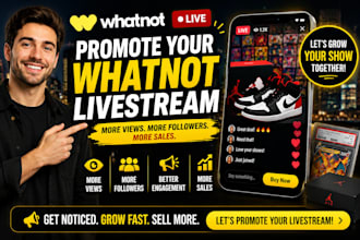 promote your whatnot livestream