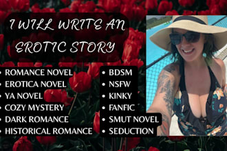 professionally write and proofread your erotica and romance stories