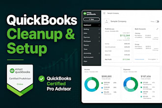 quickbooks cleanup,  catch up bookkeeping