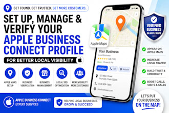 set up manage verify apple business connect location profile local visibility