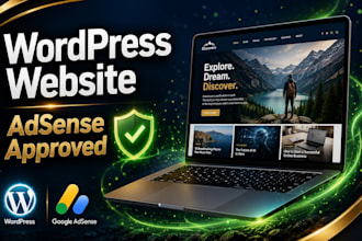 create a professional wordpress website for google adsense approval