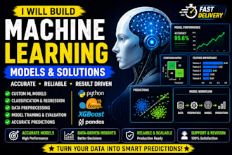 build a machine learning model for classification, prediction or regression