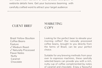 copywriting content for businesses and websites