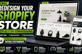 redesign your shopify store for better conversions