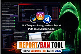 setup telegram mass reporting bot,takedown harassing copyright,ig mass reporting