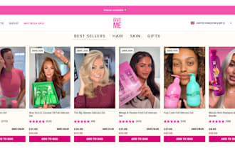 skincare cosmetics store beauty website skincare, spa, lipstick shopify store