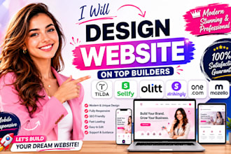 design website on tilda sellfy olitt strikingly one com mozello website builder