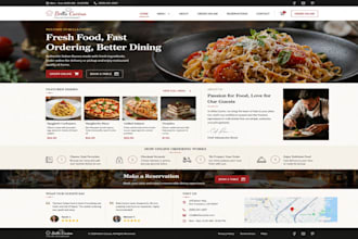 setup wordpress restaurant website online food ordering system