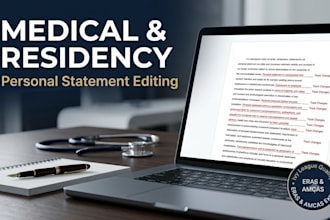 edit your medical school dental school copy editor residency personal statement