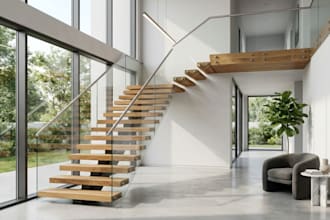 create professional 2d and 3d staircase plans, drawings and renderings