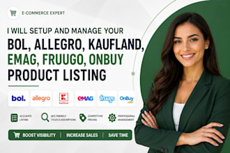 setup and manage your bol allegro kaufland emag fruugo onbuy product listing