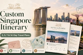 plan your personalized singapore itinerary