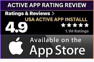 do 100 app install, app rating review, mobile app promotion