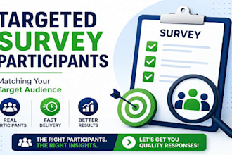 recruit survey participants matching your target audience
