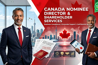 provide canada nominee director and shareholder services for business compliance
