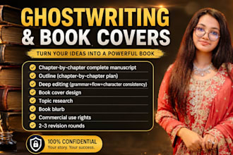 ghostwrite your novel with covers