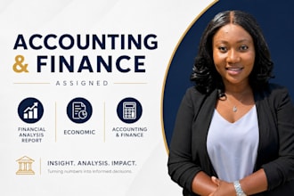 do accounting and finance assigned, financial analysis report, economic