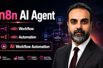 build n8n ai agent, n8n workflow, n8n automation and ai workflow automation
