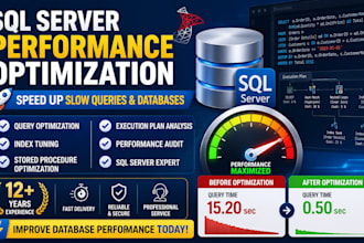 optimize sql server performance and query