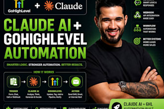 build claude ai gohighlevel automation webhook workflow