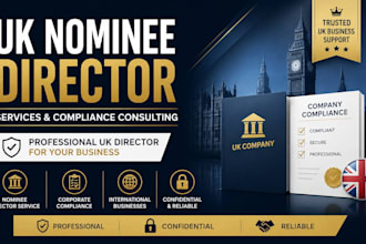 provide UK nominee director services and corporate compliance consulting