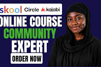 setup skool community circle kajabi online course skool online community setup