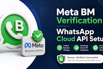 do meta business manager verification for whatsapp API setup