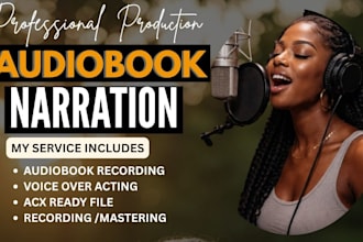 be female audiobook narrator american female voiceover for acx standard