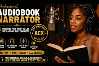 narrate and produce your audible audiobook to acx standards