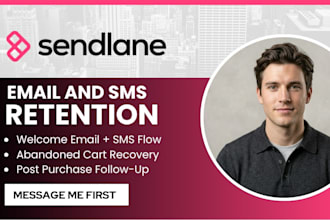 setup sendlane email sms automation for ecommerce retention