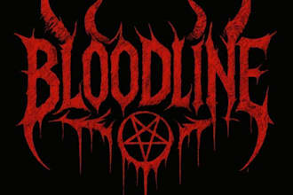 design a blood ritual metal logo for your band