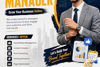 manage facebook ads and social media marketing