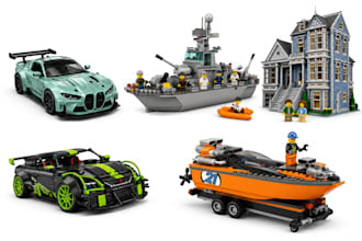 do custom lego technic hovercraft, house, moc  car, minifig, ship, and partlist