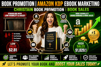 book promotion amazon kdp ebook marketing christain book promotion book sales