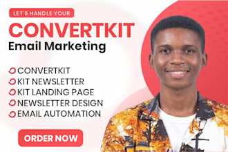 convertkit newsletter setup kit email sequence convertkit landing page design