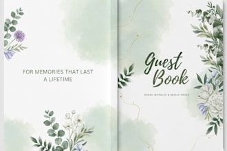 design guest book for amazon KDP