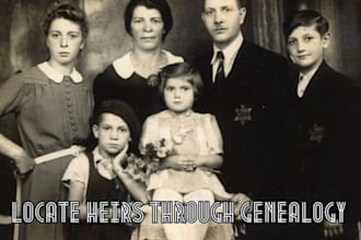 locate legal heirs through genealogical research